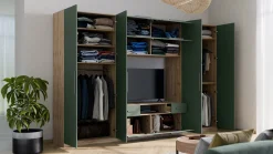 Meblościanka Scandi Biel 350 cm