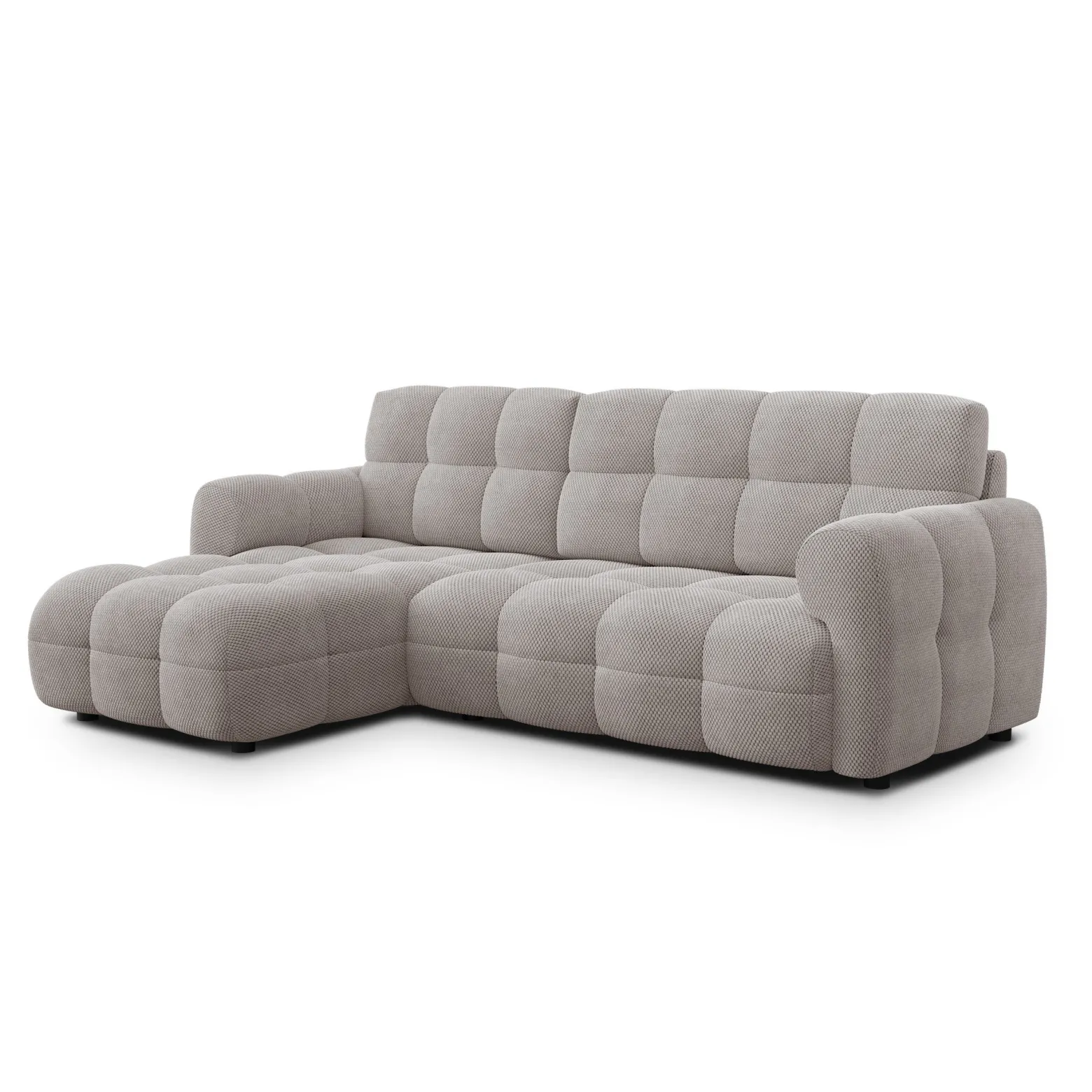 MELLOW sofa narożna 3 osobowa lewa, beżowa