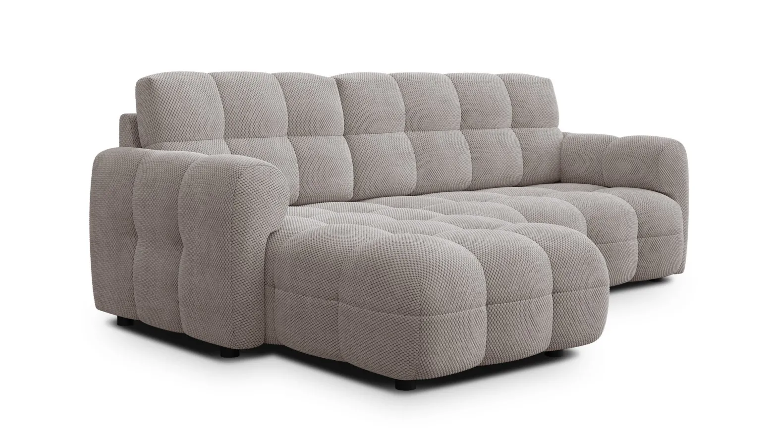MELLOW sofa narożna 3 osobowa lewa, beżowa