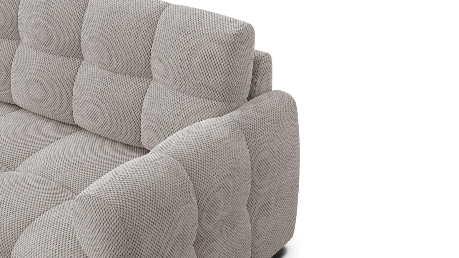 MELLOW sofa narożna 3 osobowa lewa, beżowa