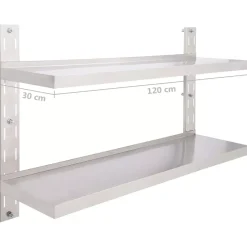 Metalowa półka ścienna Collin 3X - Sarro