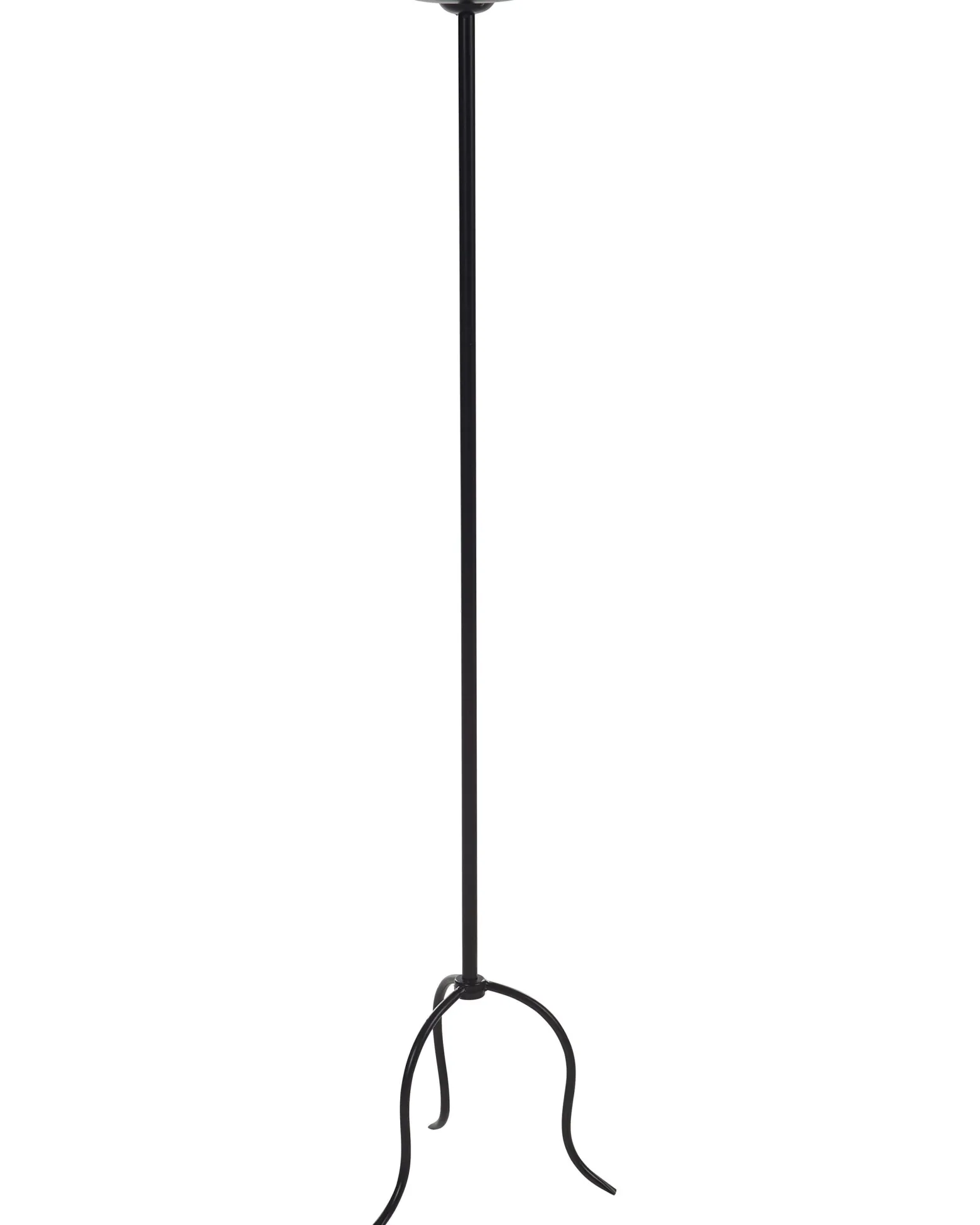 Metalowy świecznik 120 cm czarny