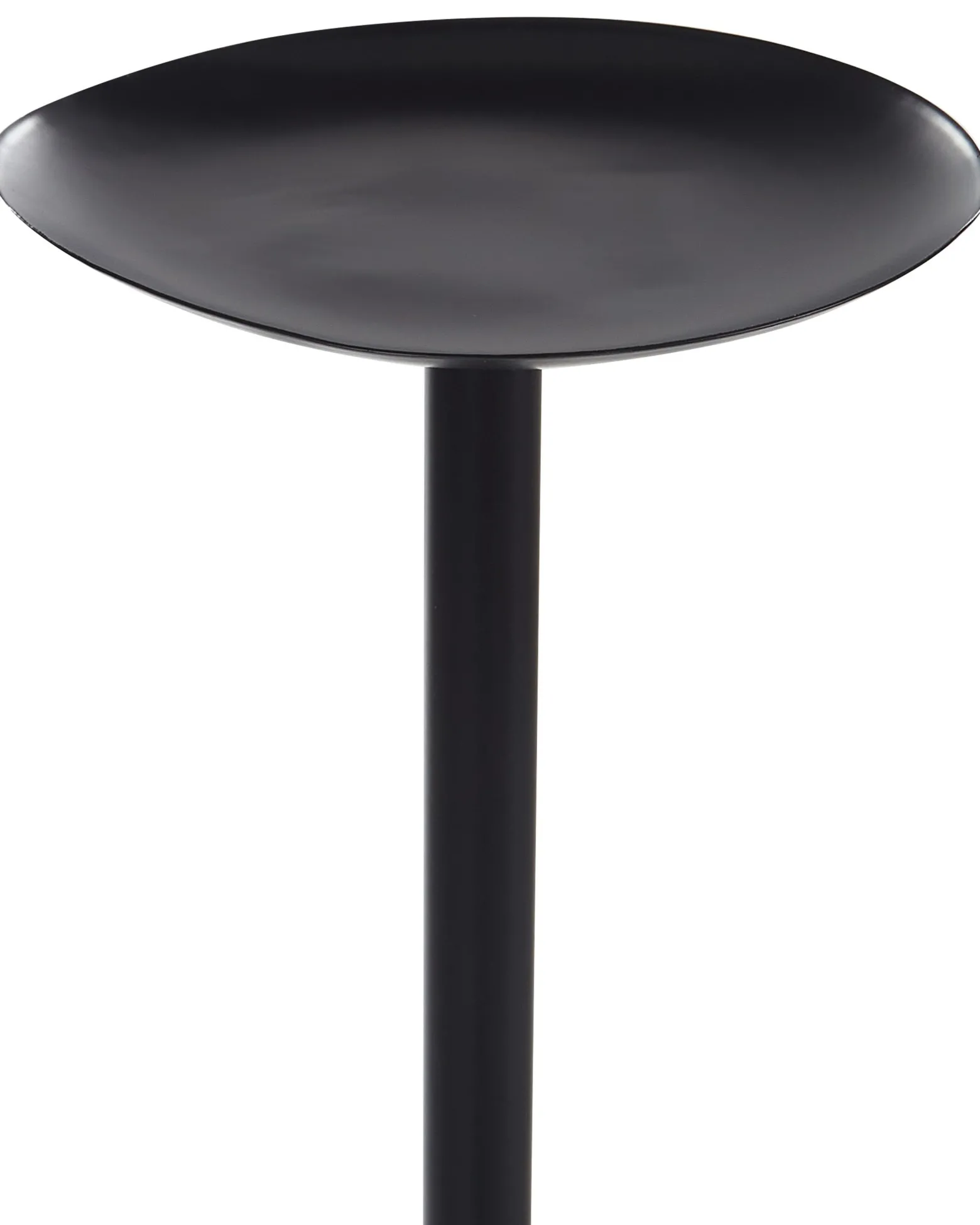 Metalowy świecznik 120 cm czarny