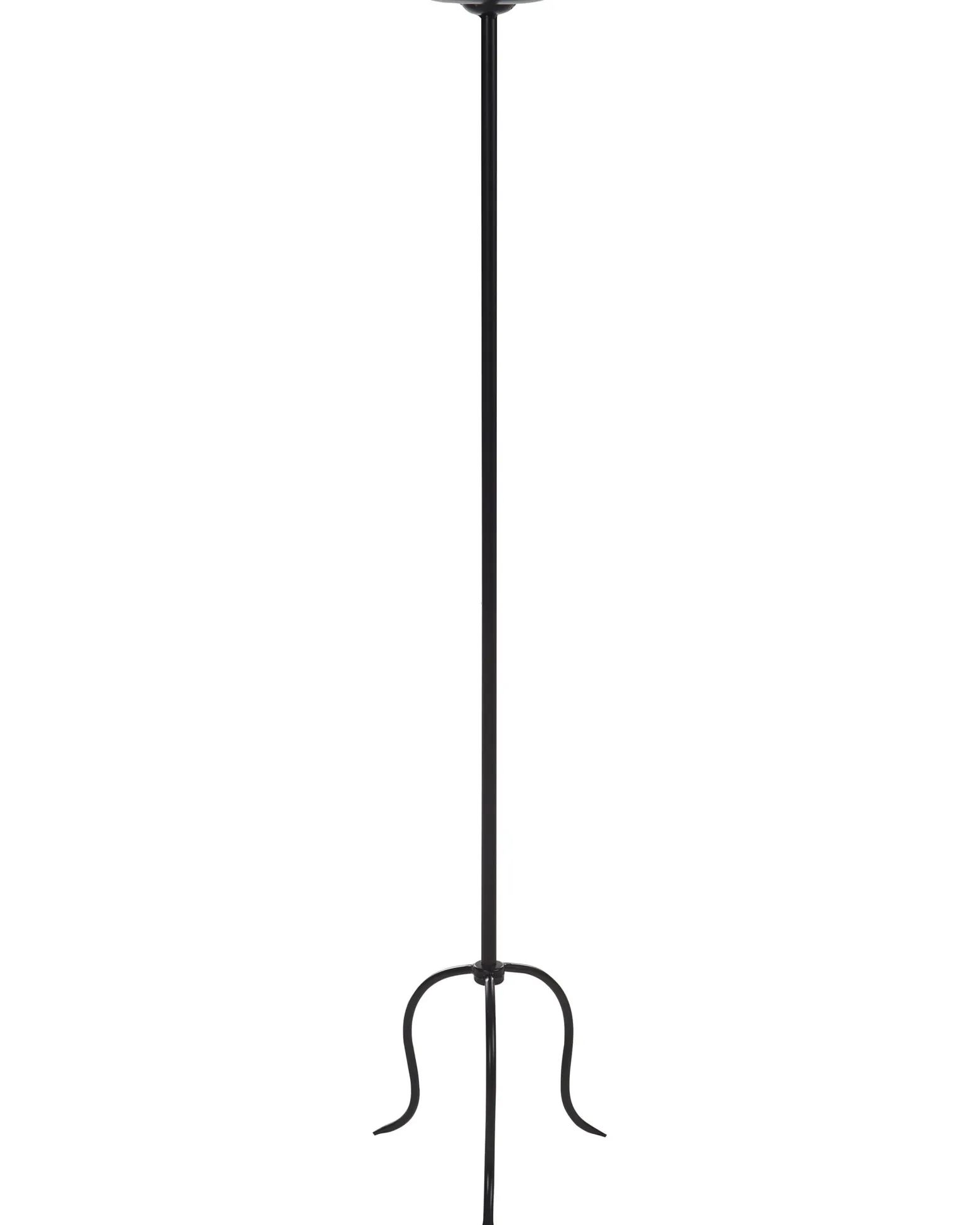 Metalowy świecznik 120 cm czarny