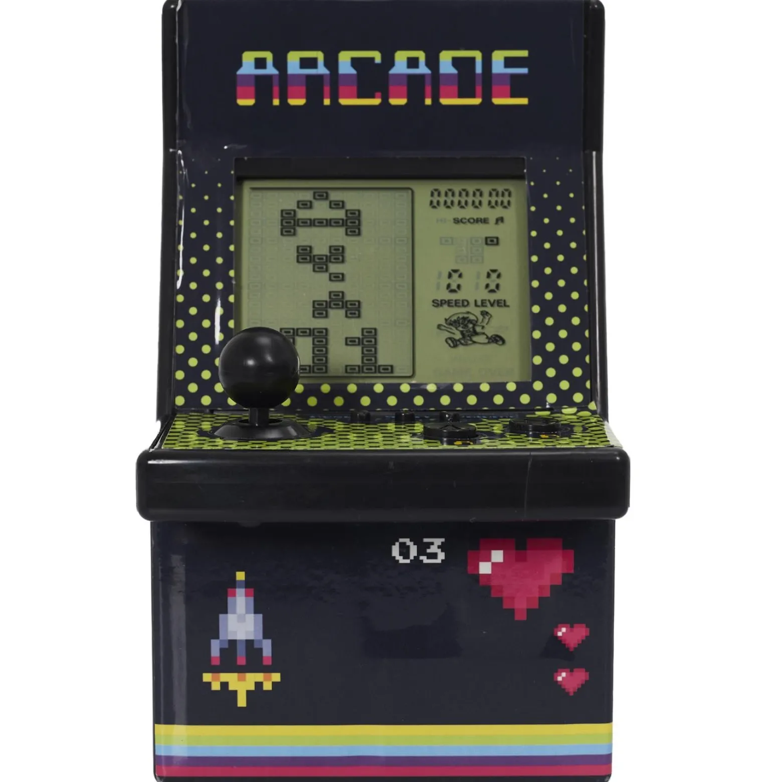 Mini automat z grami Arcade 26 gier w stylu lat 80.