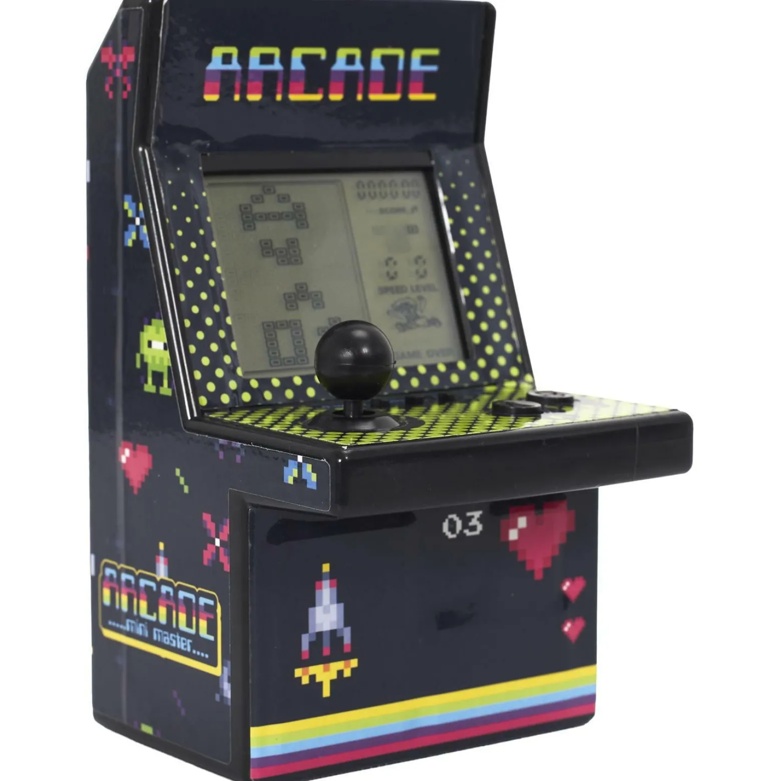 Mini automat z grami Arcade 26 gier w stylu lat 80.