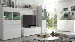 Minimalistyczna półka ścienna 140 cm - Sareno