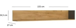 Minimalistyczna półka ścienna - Rinix