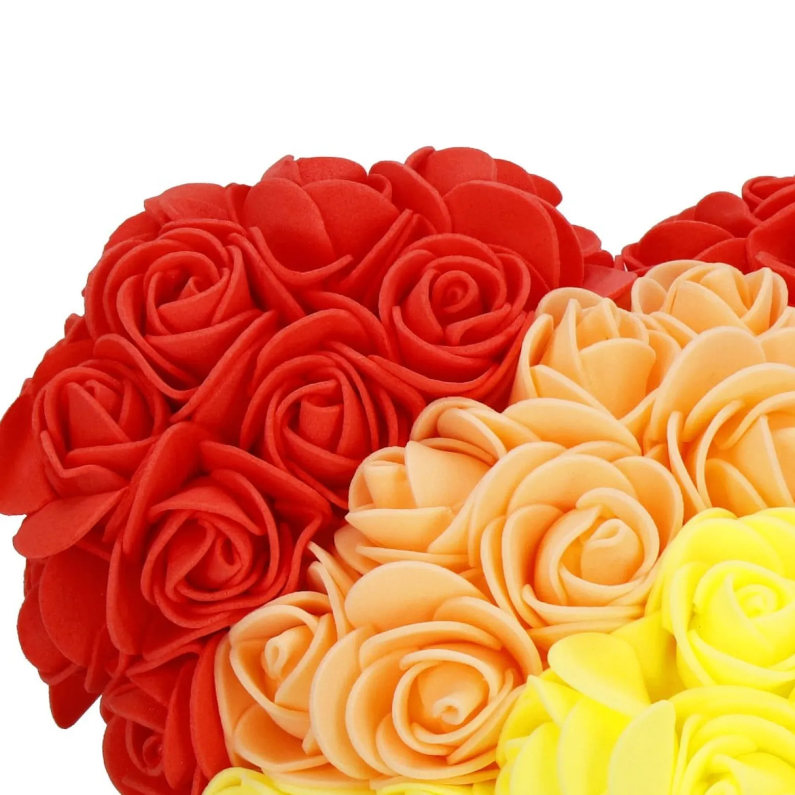 Miś z róż 25 cm multikolor rose bear miś różany z pudełkiem