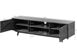 MOSAYK Szafka RTV #111 Akacja lakierowana 170x42x48 cm