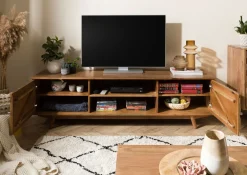 MOSAYK Szafka RTV #111 Akacja lakierowana 170x42x48 cm