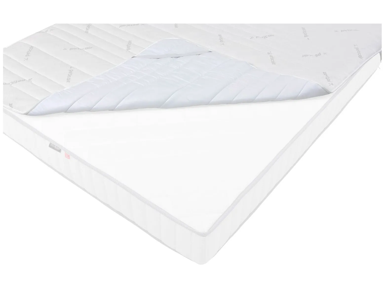 Nakładka na materac Tebos 90x200 cm szara