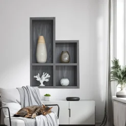 Naklejka 3D dekoracyjne półki wyrwa w ścianie efekt 70x100