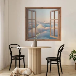 Naklejka dziura 3D lotnicze odkrycie efekt dziury 60x56