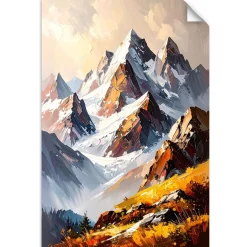 Naklejka na ścianę do salonu sypialni Feeby Krajobraz górski zimą 20x30