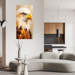 Naklejka na ścianę Feeby Orzeł Ptaki Zwierzę Malowany 40x80