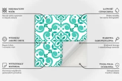 Naklejki na kafelki 10x10 cm Geometria z łukami i liniami 24 szt.
