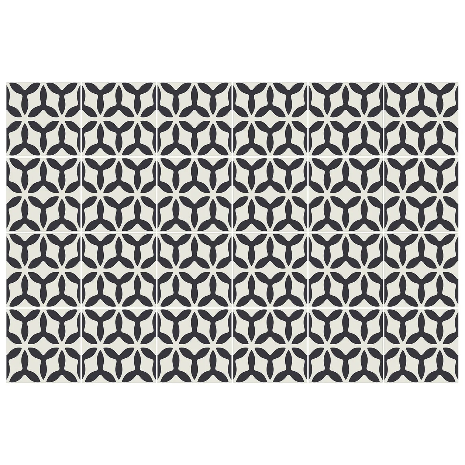 Naklejki na kafelki 10x10 cm Geometria symetryczna 24 szt.