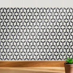 Naklejki na kafelki 10x10 cm Geometria symetryczna 24 szt.