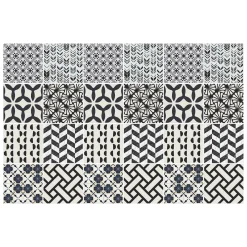 Naklejki na kafelki 10x10 cm Graficzne motywy geometryczne 24 szt.