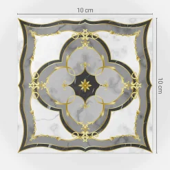 Naklejki na kafelki 10x10 cm Marmurowa mozaika 24 szt.