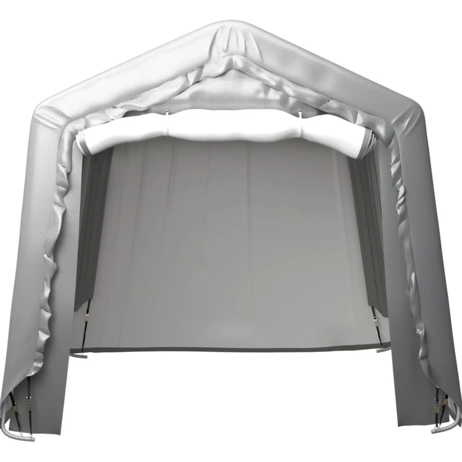 Namiot magazynowy, 240x240 cm, stal, szary