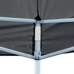 Namiot ogrodowy Antracyt Tkanina with 4 sidewalls vidaXL