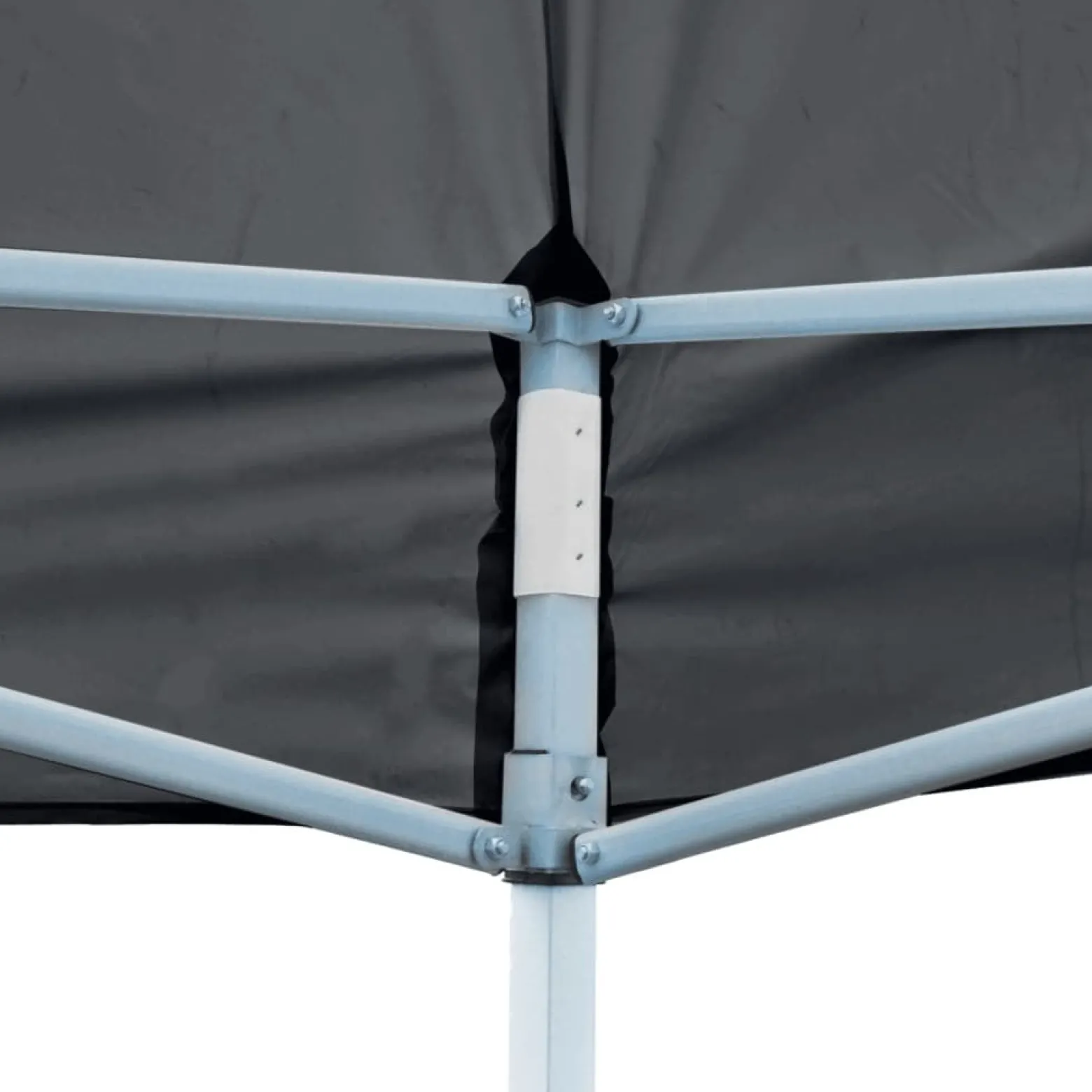 Namiot ogrodowy Antracyt Tkanina with 4 sidewalls vidaXL