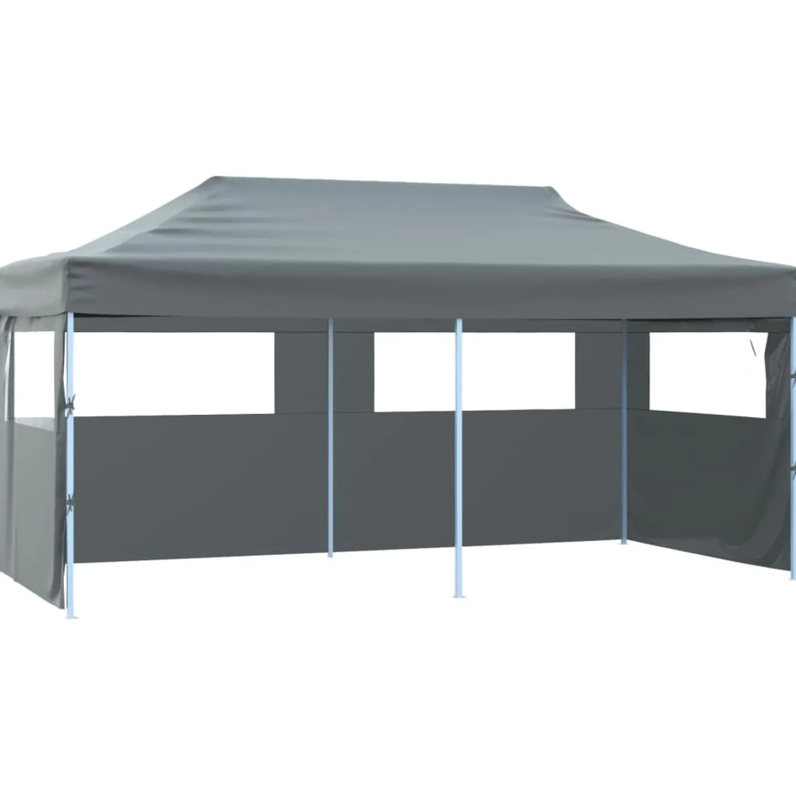 Namiot ogrodowy Antracyt Tkanina with 4 sidewalls vidaXL