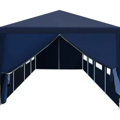 Namiot ogrodowy Niebieski 3 x 12 m Tkanina vidaXL