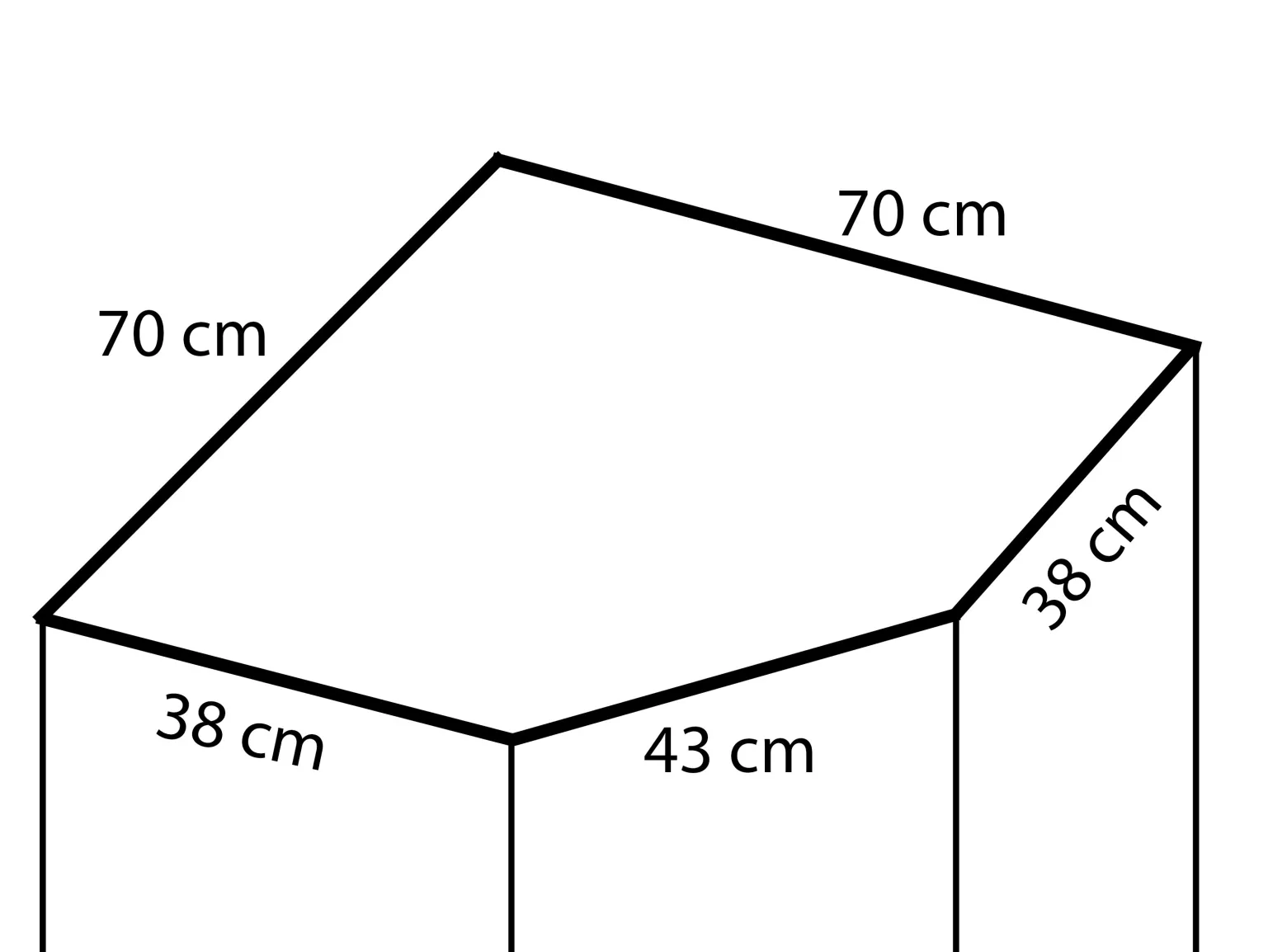 Narożna szafa biała z lustrem 70x70 z nadstawką