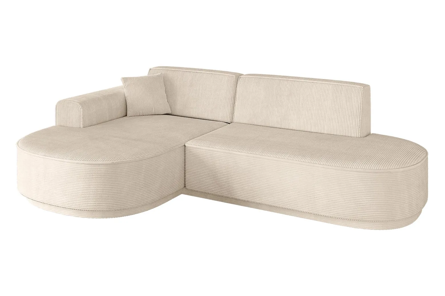 Narożnik lewostronne bez funkcji spania MARI-L1-v3 243x171x83 cm Beżowy
