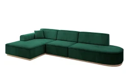 Narożnik lewostronny bez funkcji spania IREA-L2 327x165x80 Zielony