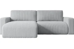 Narożnik z funkcją spania i pojemnikiem KLEEA-L - 247x143x83cm Szary