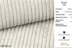 Narożnik lewostronny bez funkcji spania OLEA-L1 - 231x173x74 cm Szary