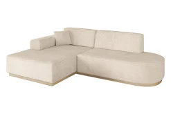 Narożnik lewostronny bez funkcji spania IREA-L1 232x165x80 Beżowy