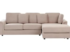 Narożnik sofa rogówka tapicerowana beżowoszara