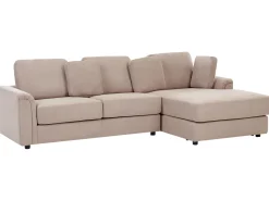 Narożnik sofa rogówka tapicerowana beżowoszara