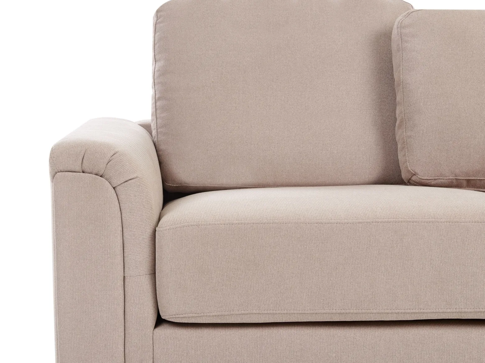 Narożnik sofa rogówka tapicerowana beżowoszara