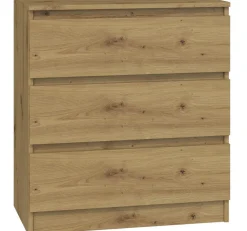 Nowoczesna komoda km3 artisan szafka 3 szuflady do salonu sypialni