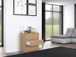 Nowoczesna komoda km3 artisan szafka 3 szuflady do salonu sypialni