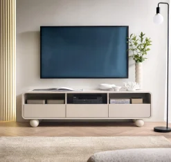 Nowoczesna Komoda Szafka RTV 160 NOMBI Cashmere