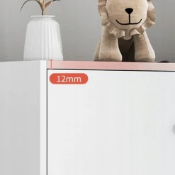 Nowoczesna pojemna komoda biała loft 78 cm