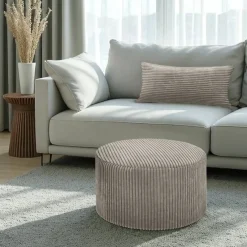 Nowoczesna Pufa CHILL SPOT 45 cm Puf Siedzisko Podnóżek - Beż