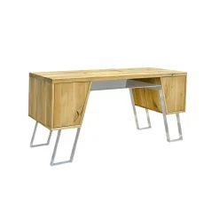 Nowoczesne biurko gabinetowe drewniane do gabinetu BORA I
