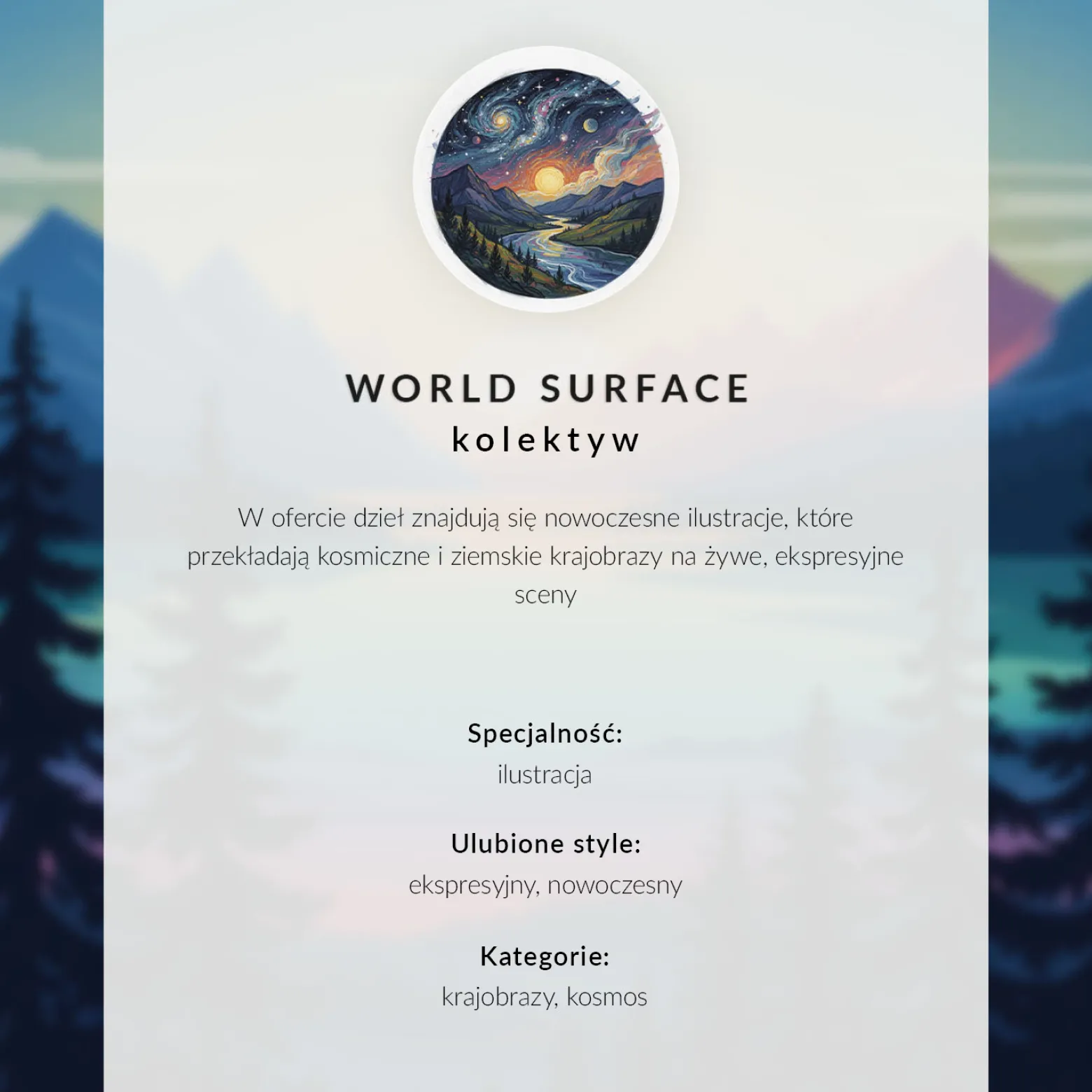 Nowoczesne plakaty A4 Dwie palmy murale kontrast projektu World Surface