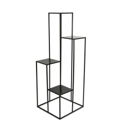 Nowoczesny kwietnik stojak czarny 110 cm LOFT