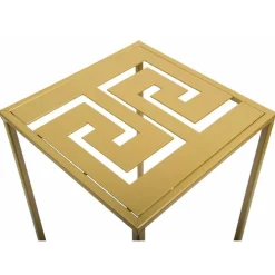 Nowoczesny stojący kwietnik 60 cm złoty
