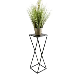 Nowoczesny kwietnik stojący 70 cm czarny LOFT