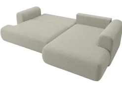 Nowoczesny Narożnik 260×145 cm Viton Greige Szaro Beżowy Prawy